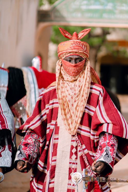 Traditional Attire of African Tribal Chief · Free Stock Photo