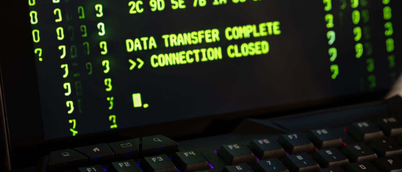 Digital lock icon over encrypted files, symbolizing robust ransomware protection for SMBs in Montreal.