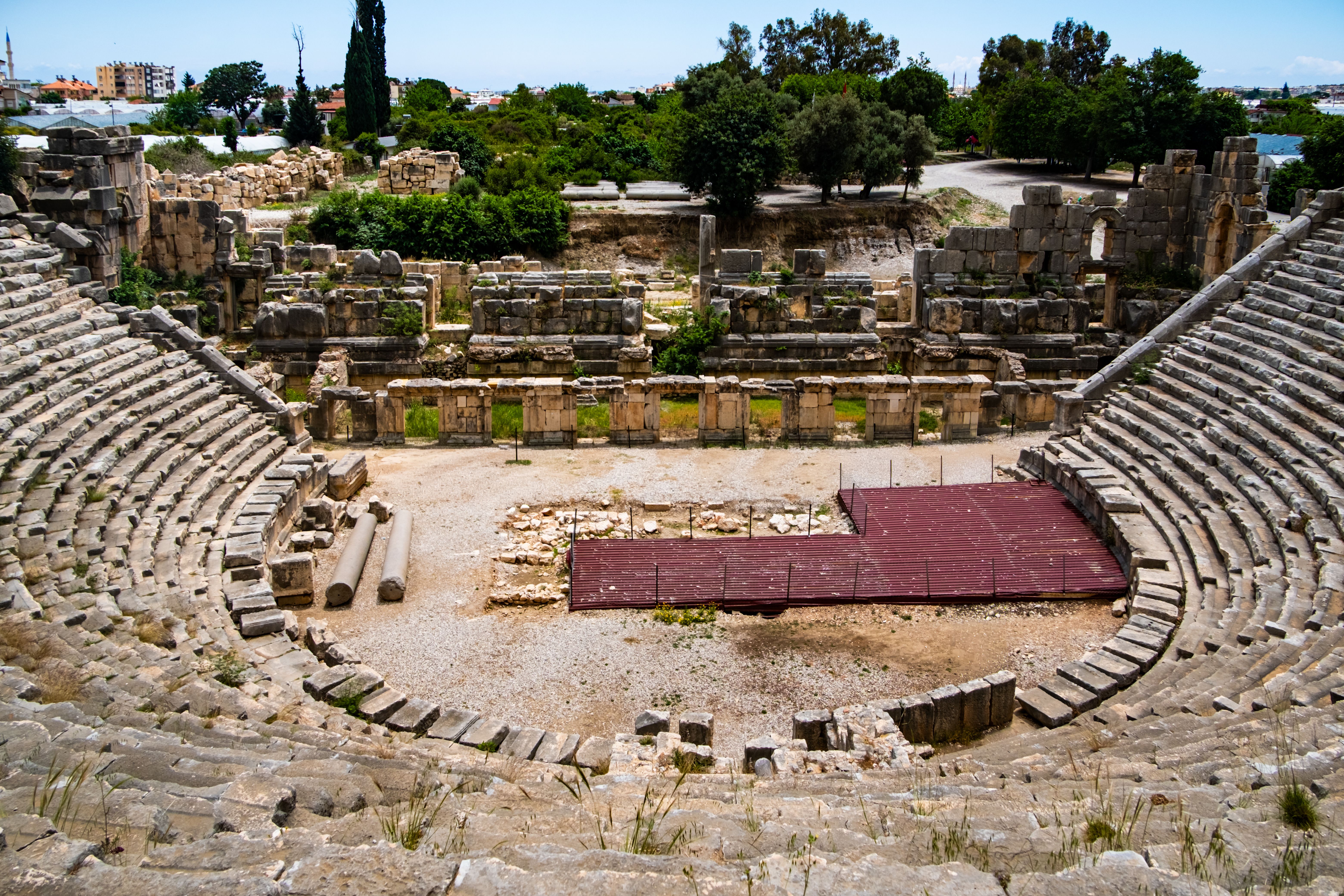 See the Roman mosaics in the Archaeological Park