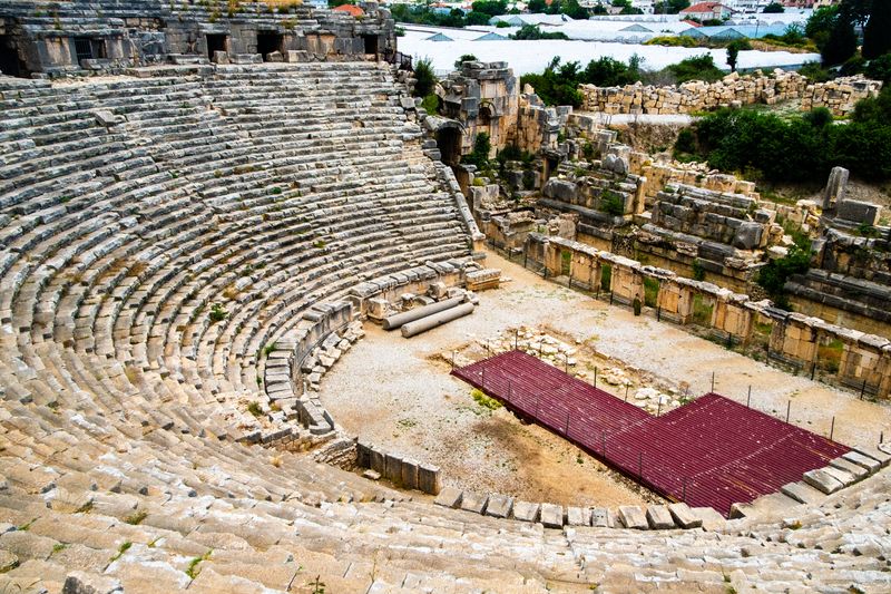 Ancient Roman Amphitheater in Ruins · Free Stock Photo