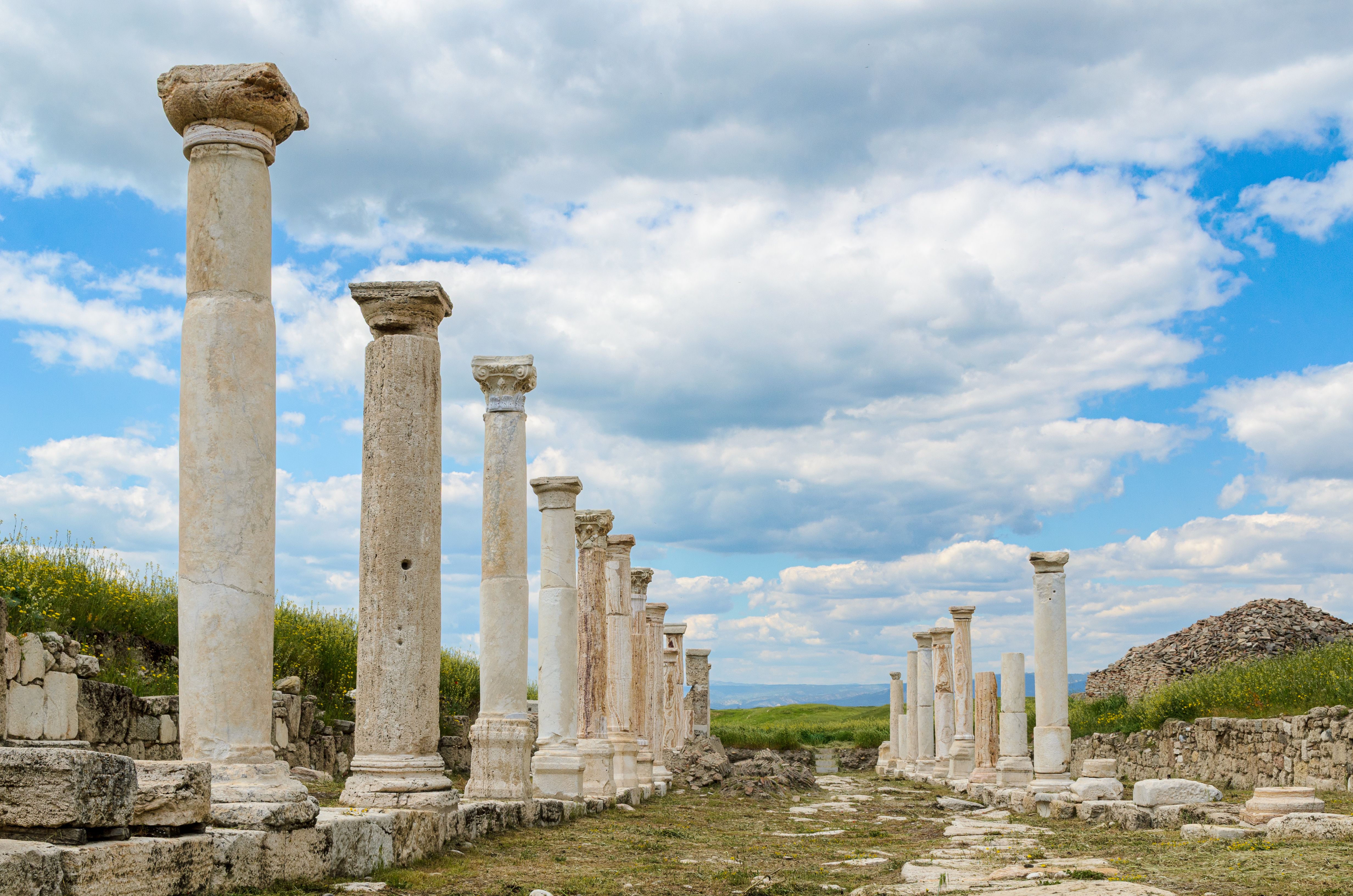 aphrodisias ancient city turkey roman marble stadium temple