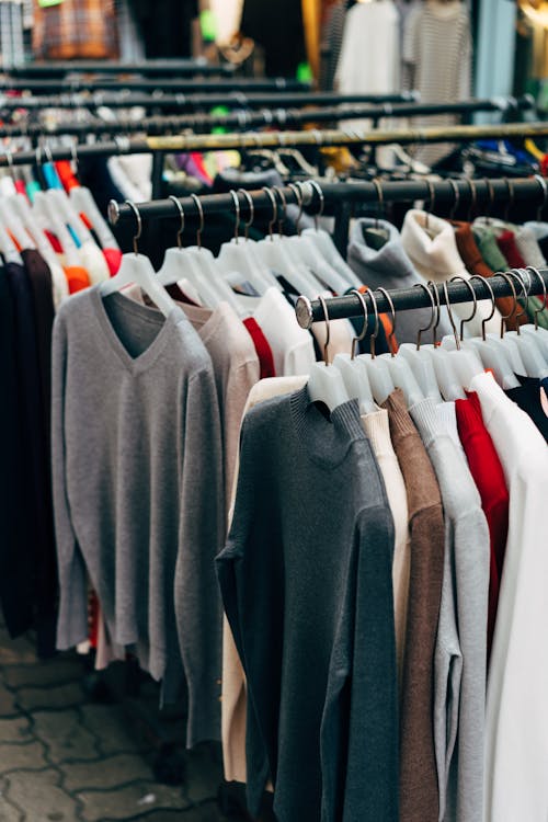 Clothes Hanging on Rack · Free Stock Photo
