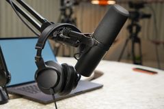 Studio microphone and headphones — Jakub Zerdzicki on Pexels