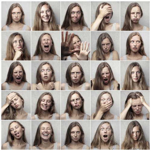 Free Collage Photo of Woman Stock Photo