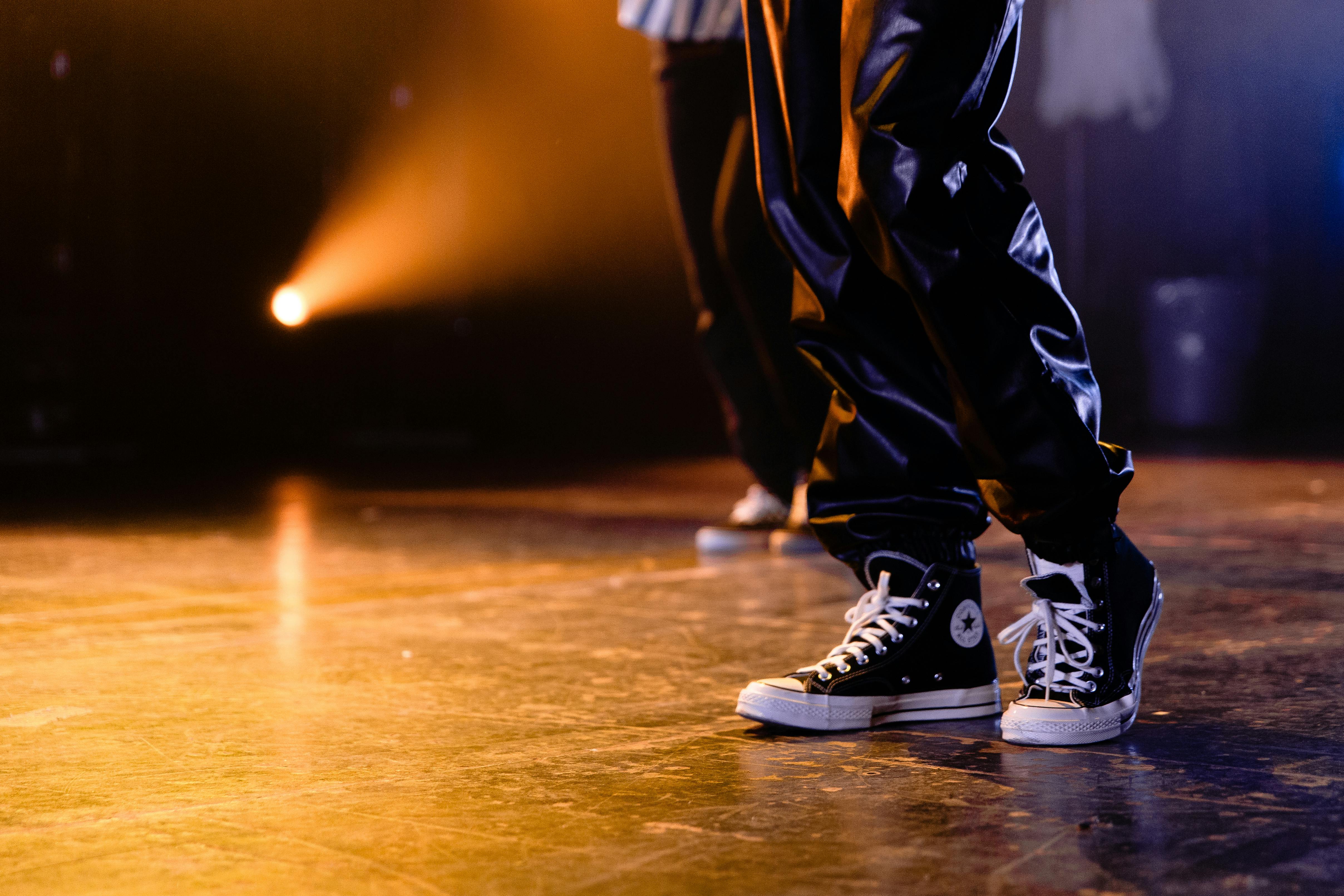 Person in Black and White Converse Sneakers \u00b7 Free Stock Photo