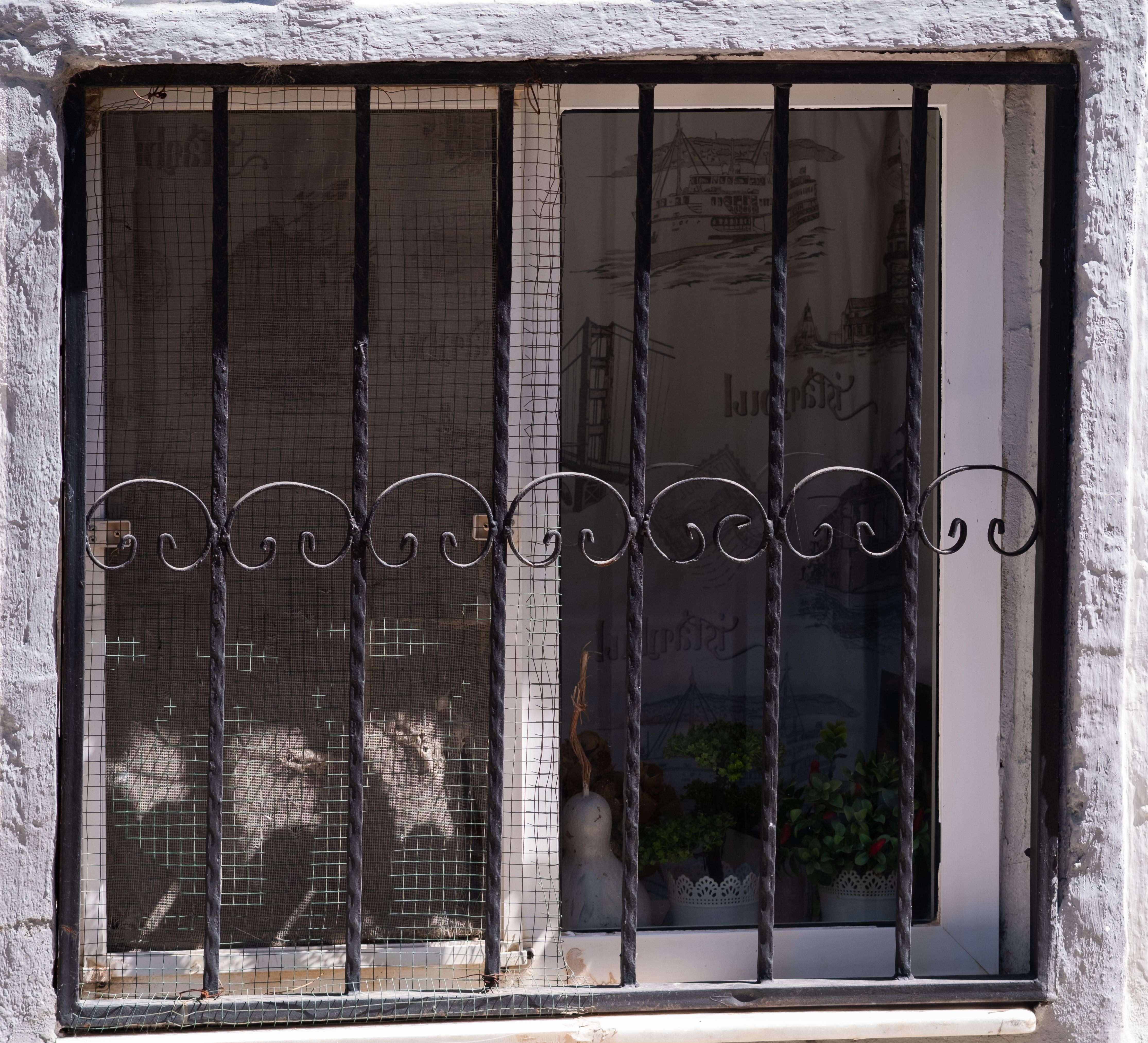 Kunstvolle Fenstergitter