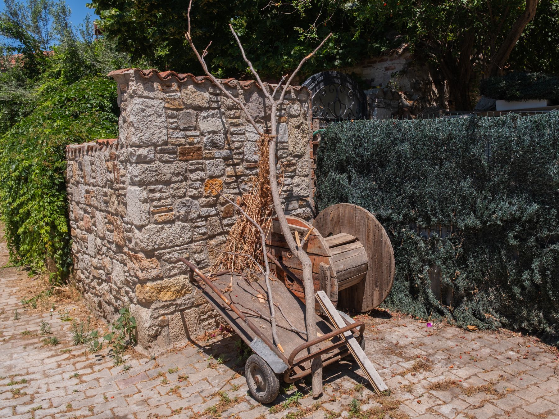Tregarth — house clearance team loading furniture into a van