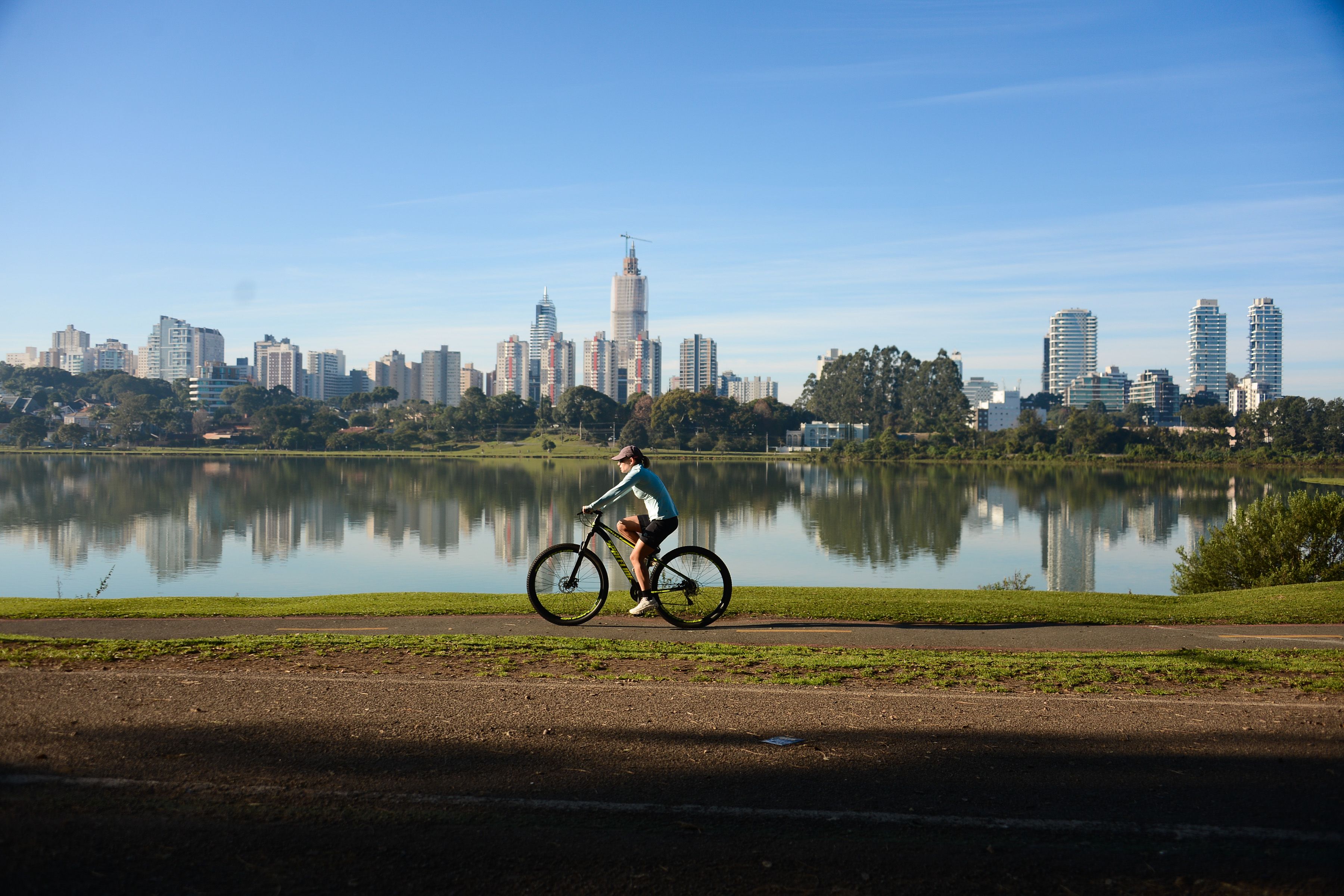 Pedalando em Curitiba
