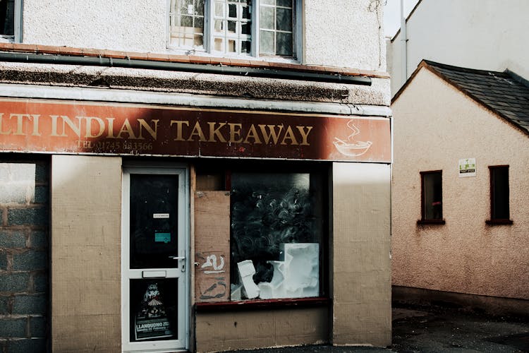 Abandoned Restaurant In Town