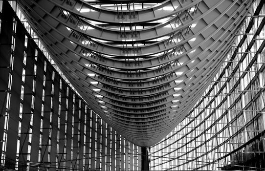 Captivating view of the steel architectural marvel in Tokyo, Japan.