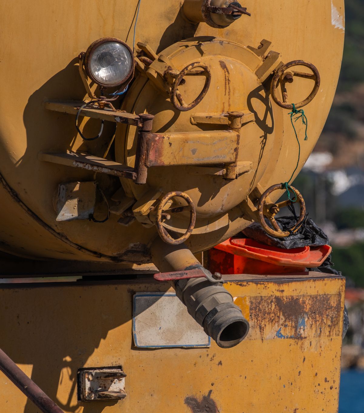 Professional septic service equipment