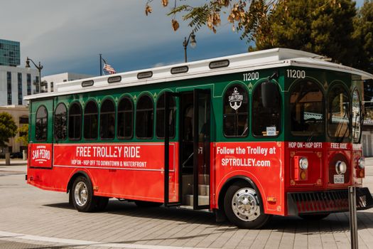 Explore downtown San Pedro with this free trolley ride, offering convenient hop-on and hop-off service.
