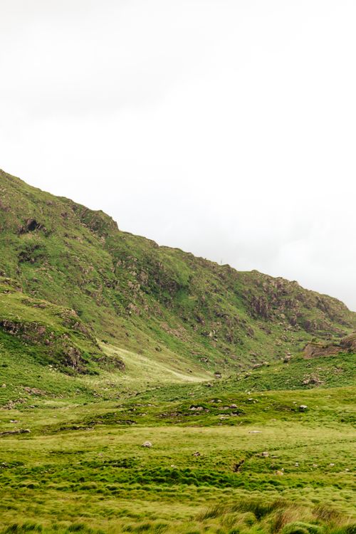 Free Lush green hillsides in Killarney, Ireland capturing natural beauty. Stock Photo
