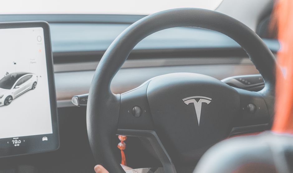 tesla model 3 interior door