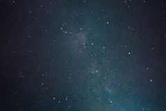 A captivating view of a starry night sky featuring the Milky Way galaxy's bright core.