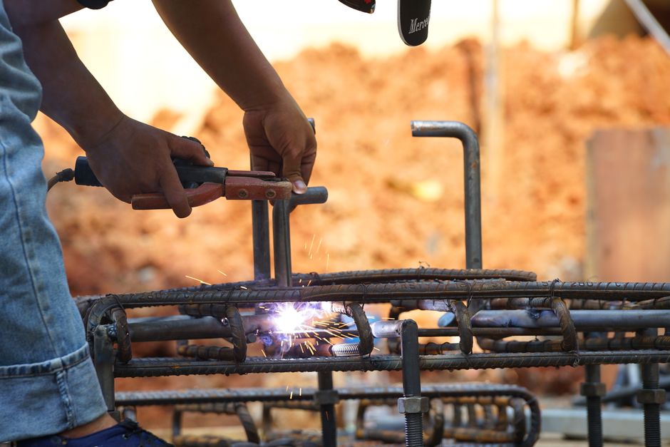mechanical rebar coupler installation showing continuous reinforcement mechanical rebar coupler installation showing continuous reinforcement