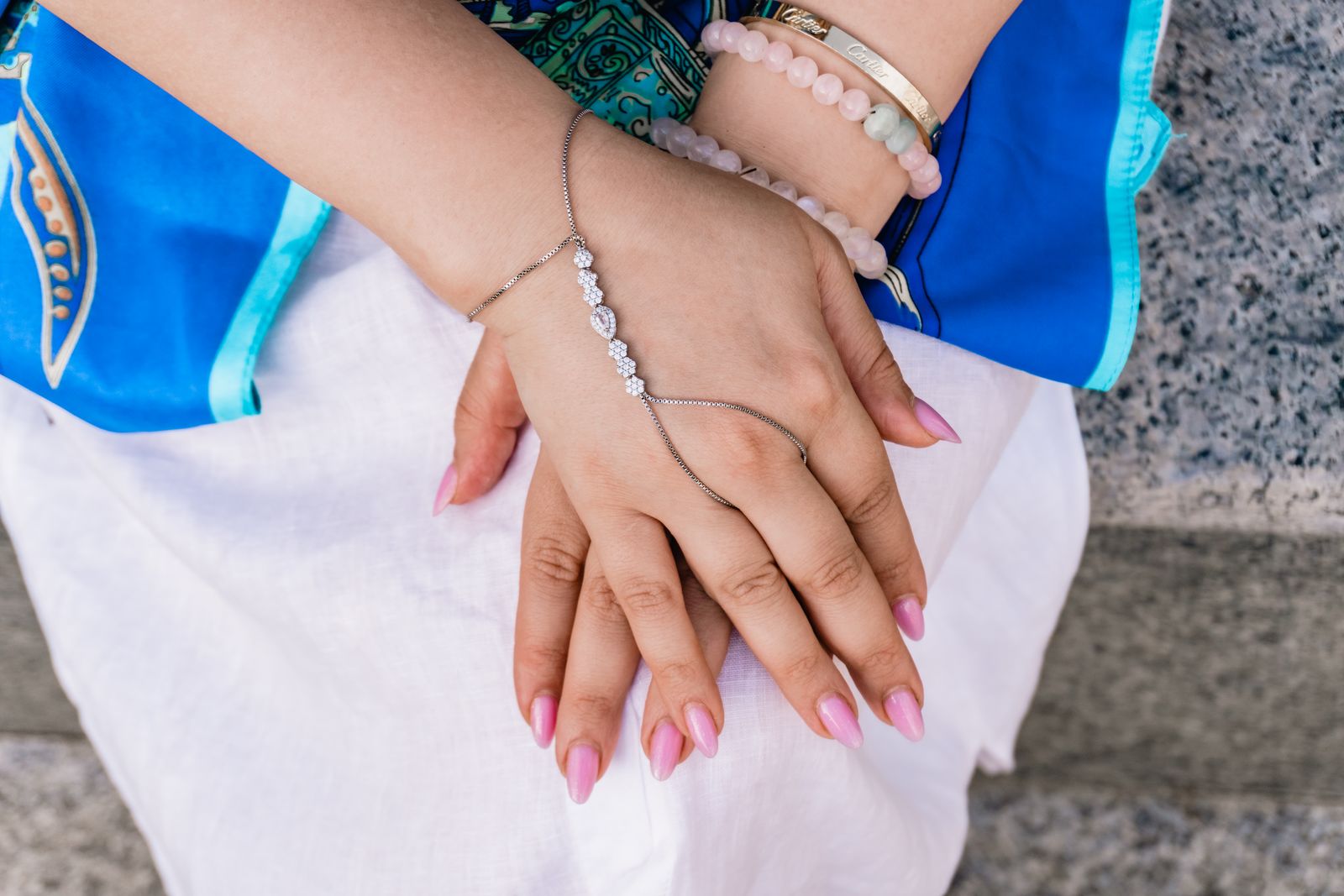 Close-up of hands doing a gentle daily activity, relevant to thumb and finger arthritis support