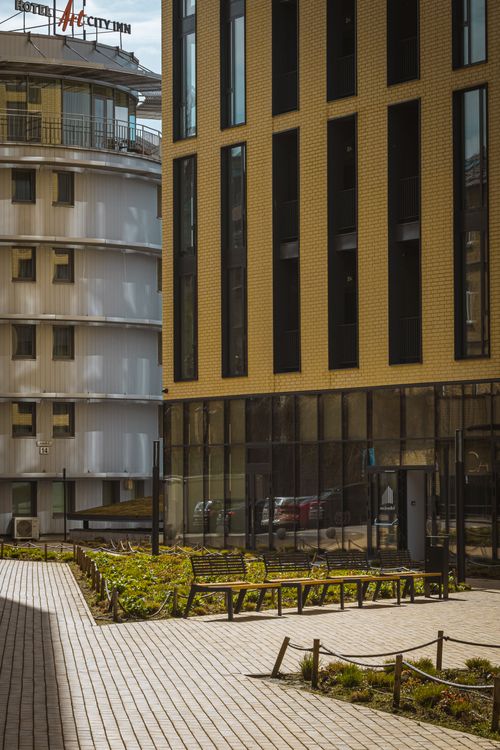 Free stock photo of city office, city square, modern architecture Stock Photo