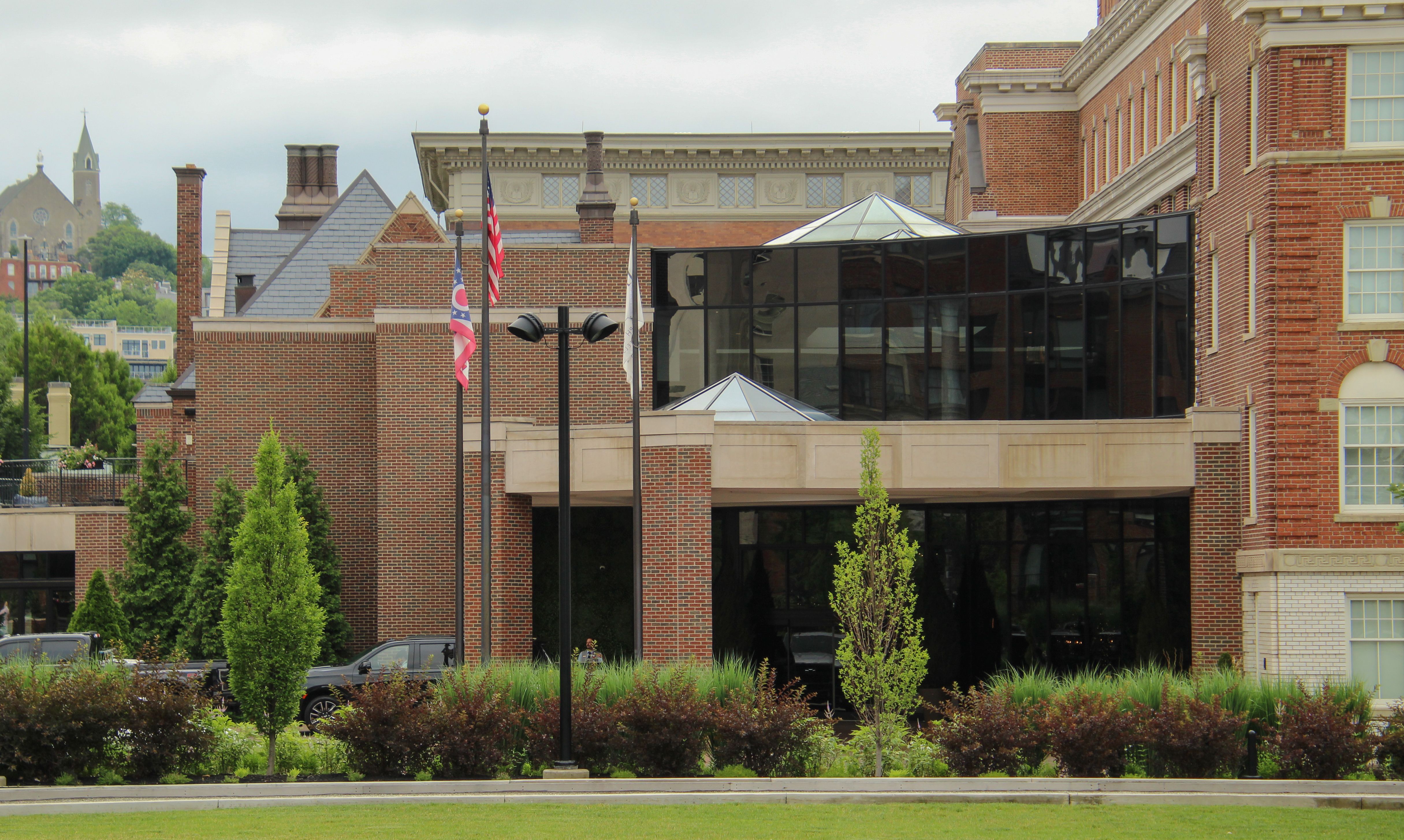 The Oval and university buildings on the Ohio State campus near Upper Arlington