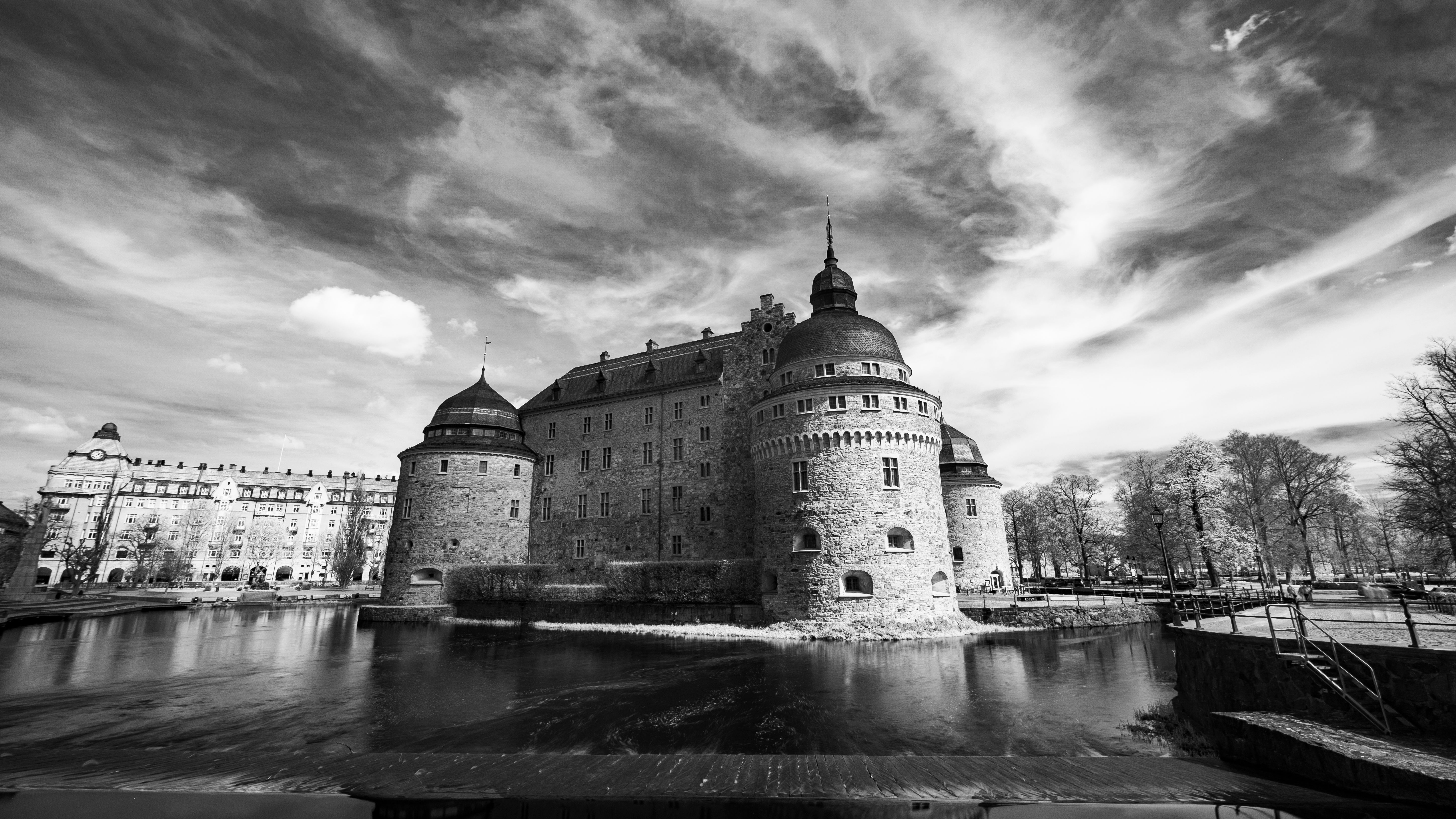 Inside the Vasamuseet in Stockholm, Sweden, showcasing the preserved Vasa ship.