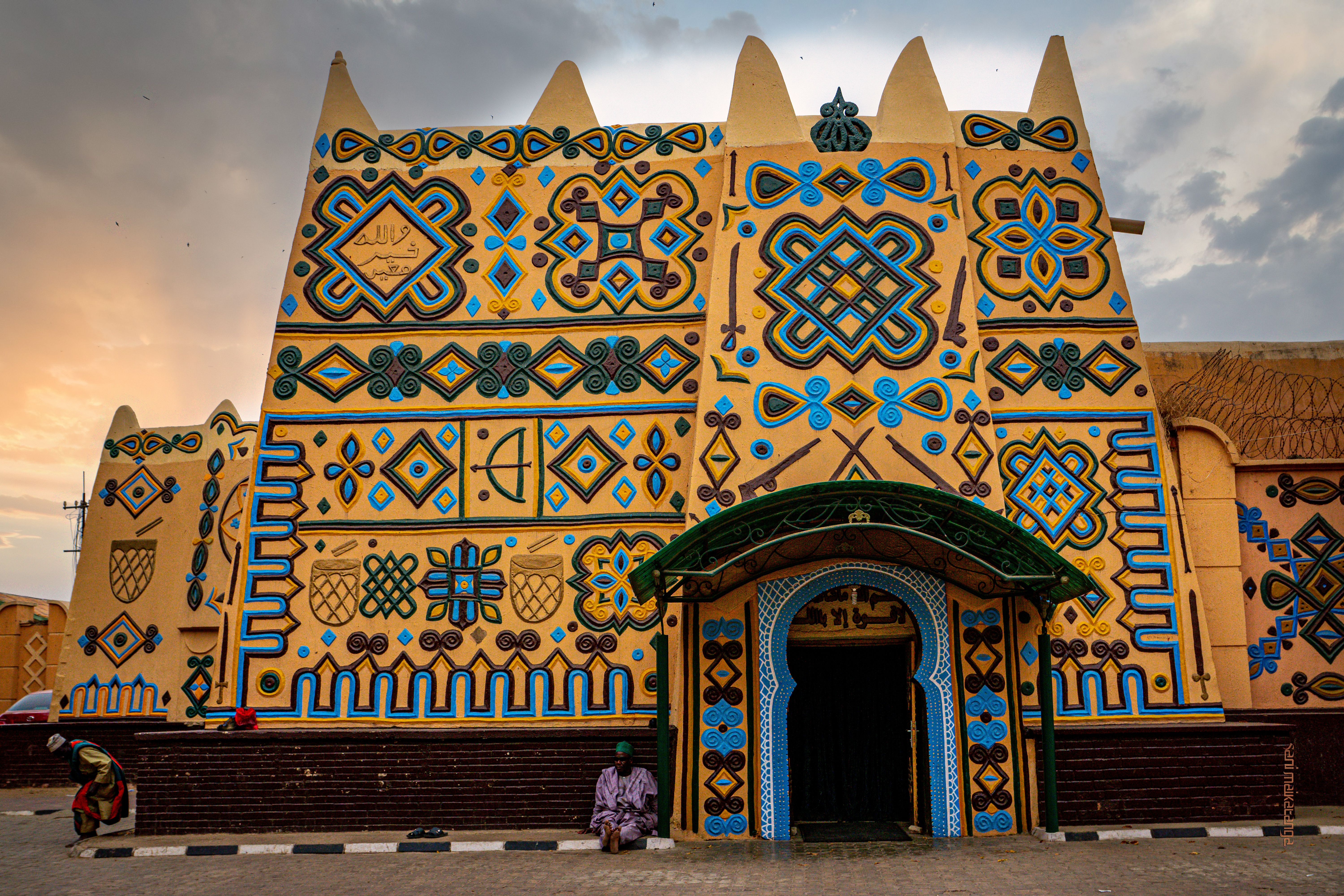 Colorful palace facade in bauchi nigeria, Guinea-Bissau