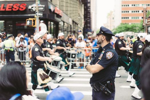 NYPD Chief Has Swiftie Fun Outside MSG Amid Taylor-Travis Wedding Bash