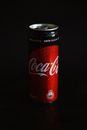 Coca Cola Can on Black Surface