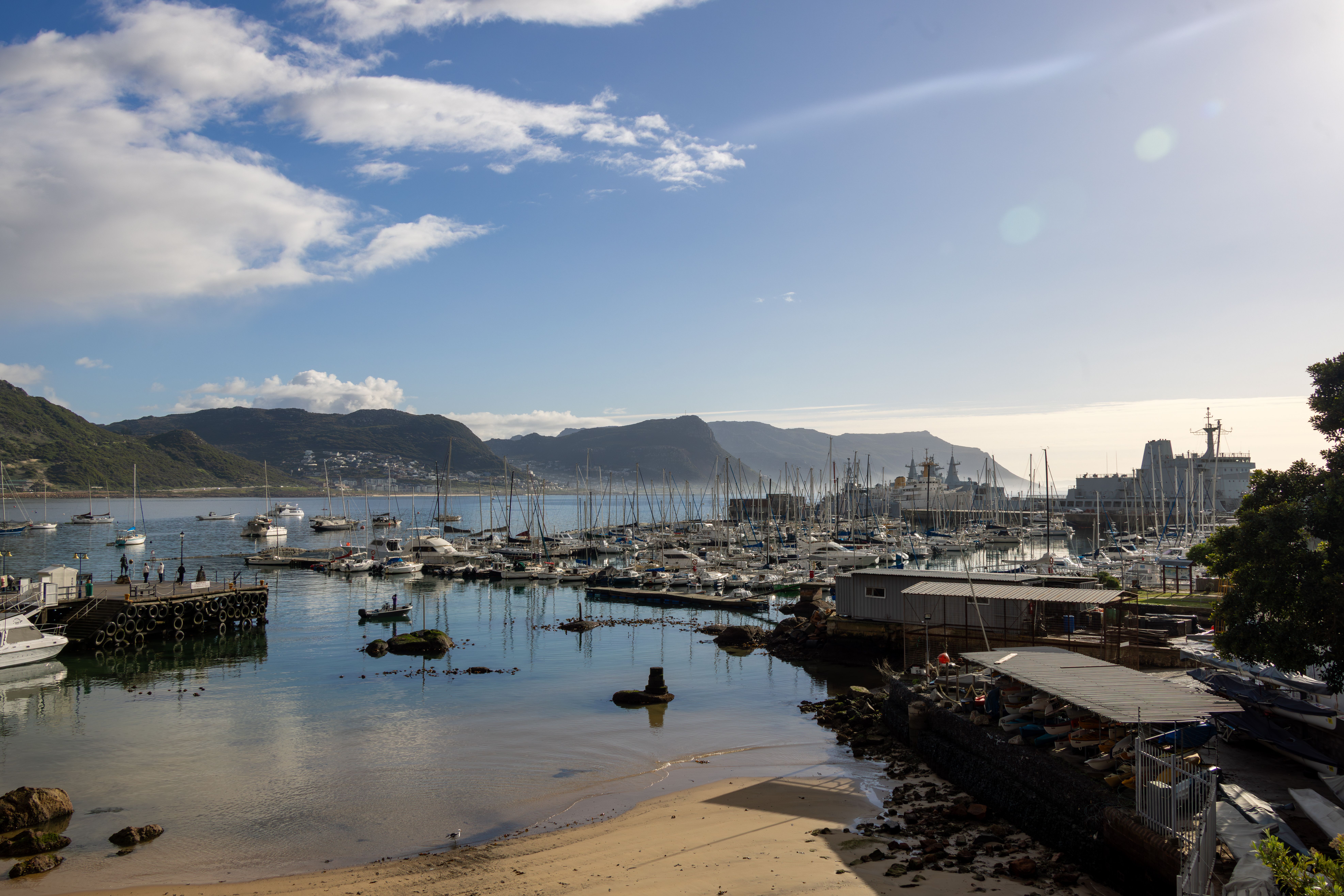 Lively Neighbourgoods Market in Cape Town, South Africa, bustling with food stalls