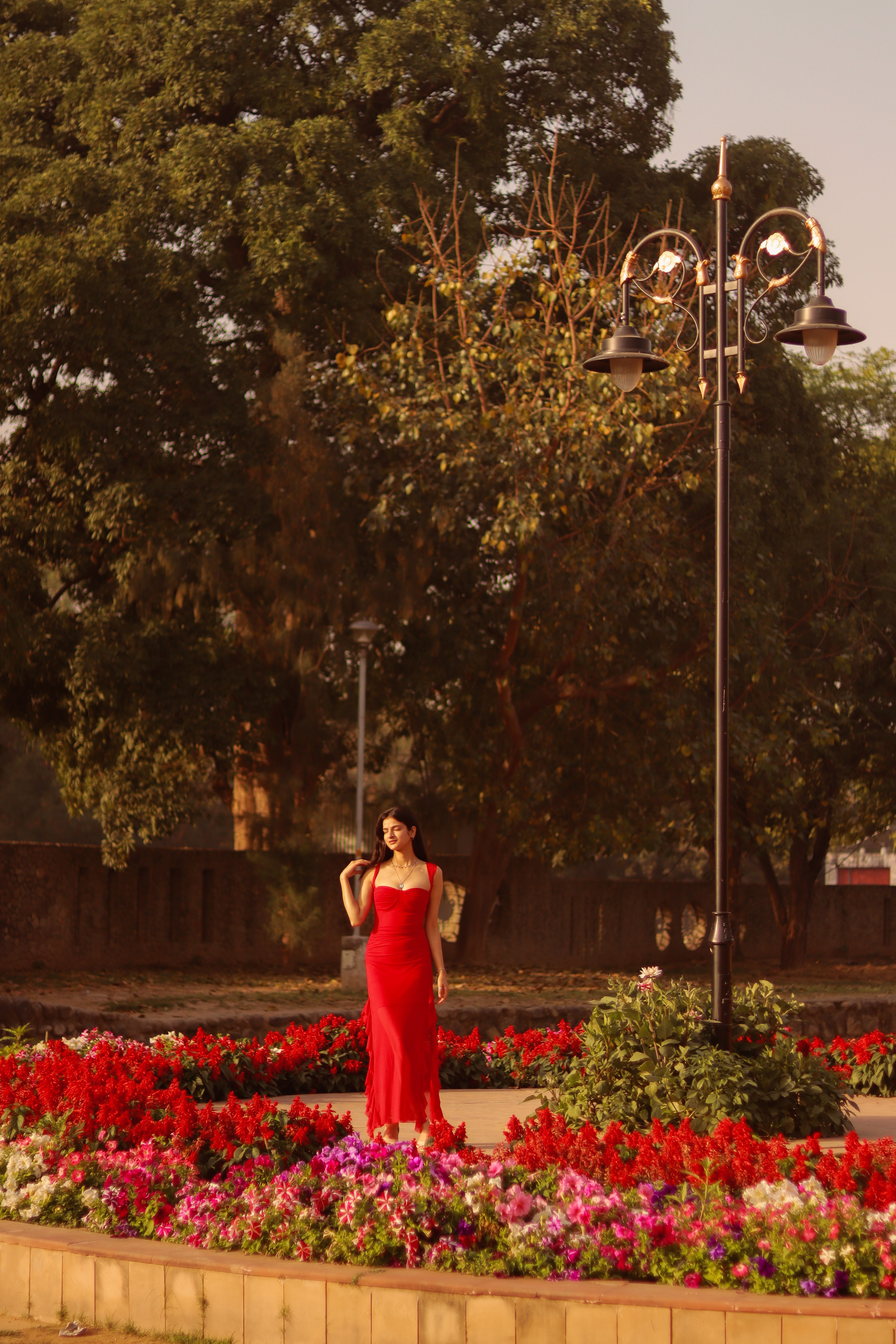 Vestido Floral Vermelho