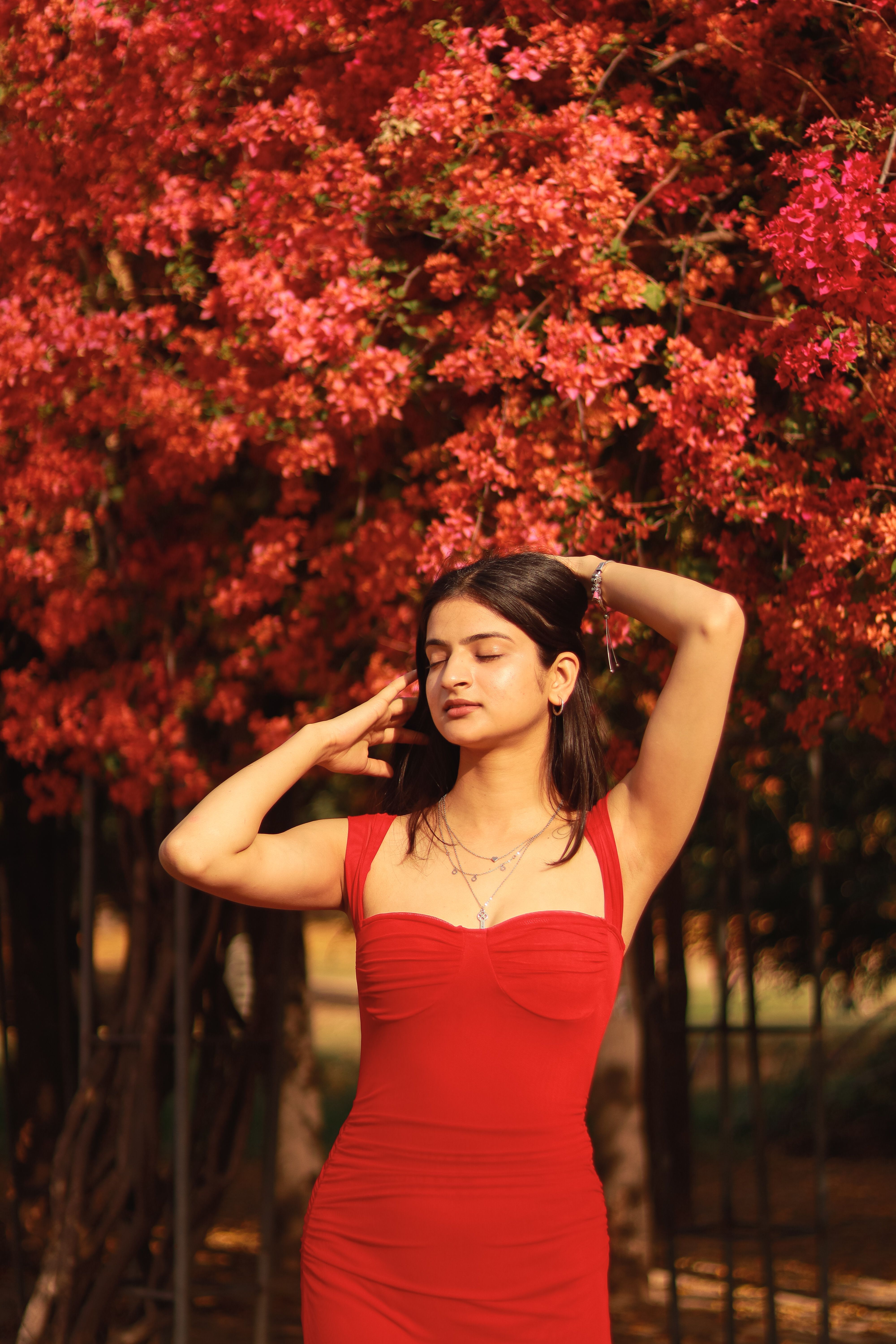 Vestido Floral Vermelho