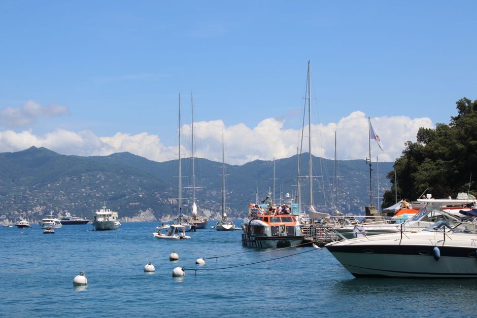 Unforgettable Alanya Starcraft Night Disco Yacht with Foam Party & Transfer Review 2026 - Vibrant harbor scene with boats in Portofino, framed by the Ligurian hills.