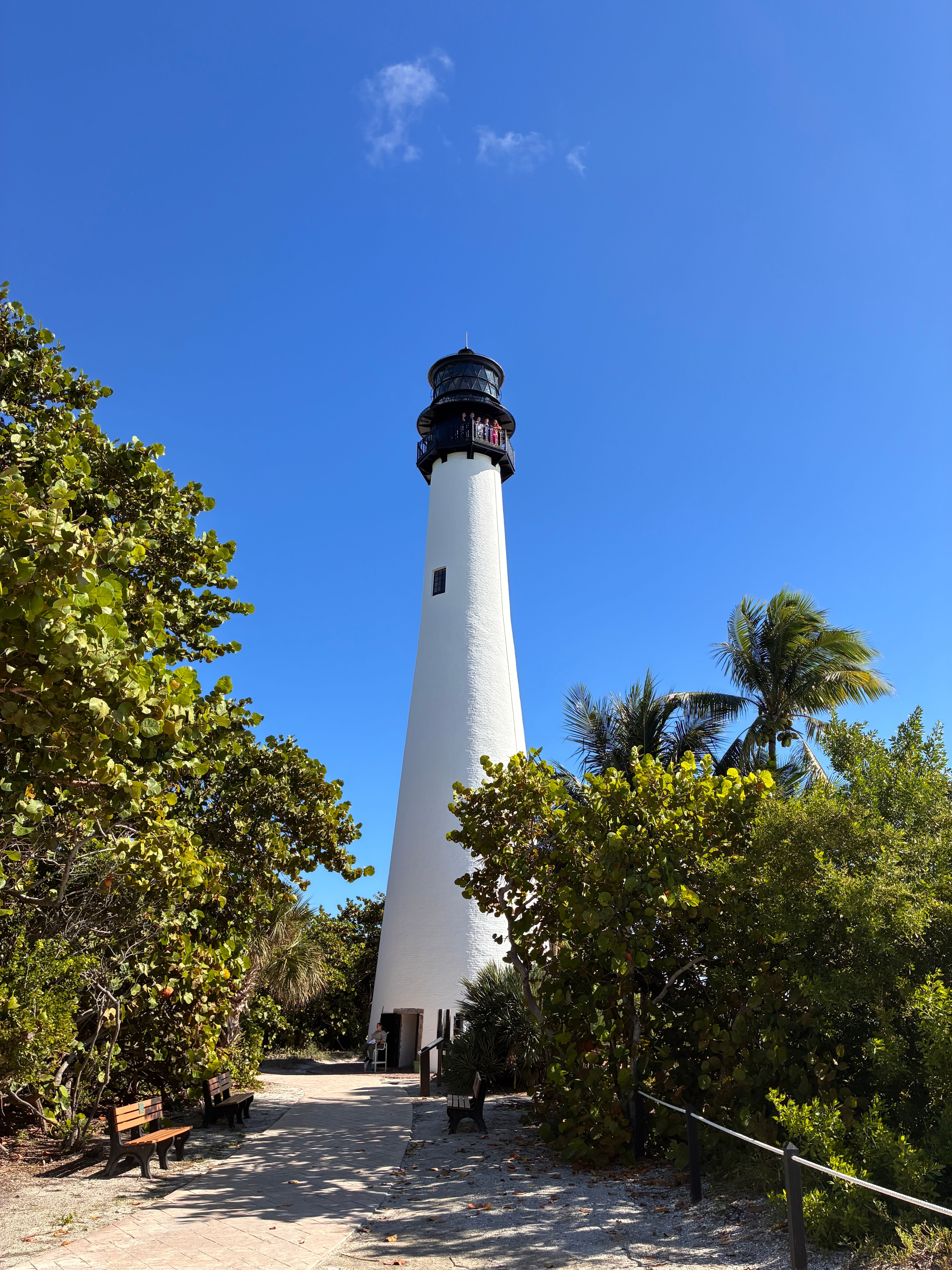 Cape Florida Lighthouse Amidst Lush Greenery · Free Stock Photo
