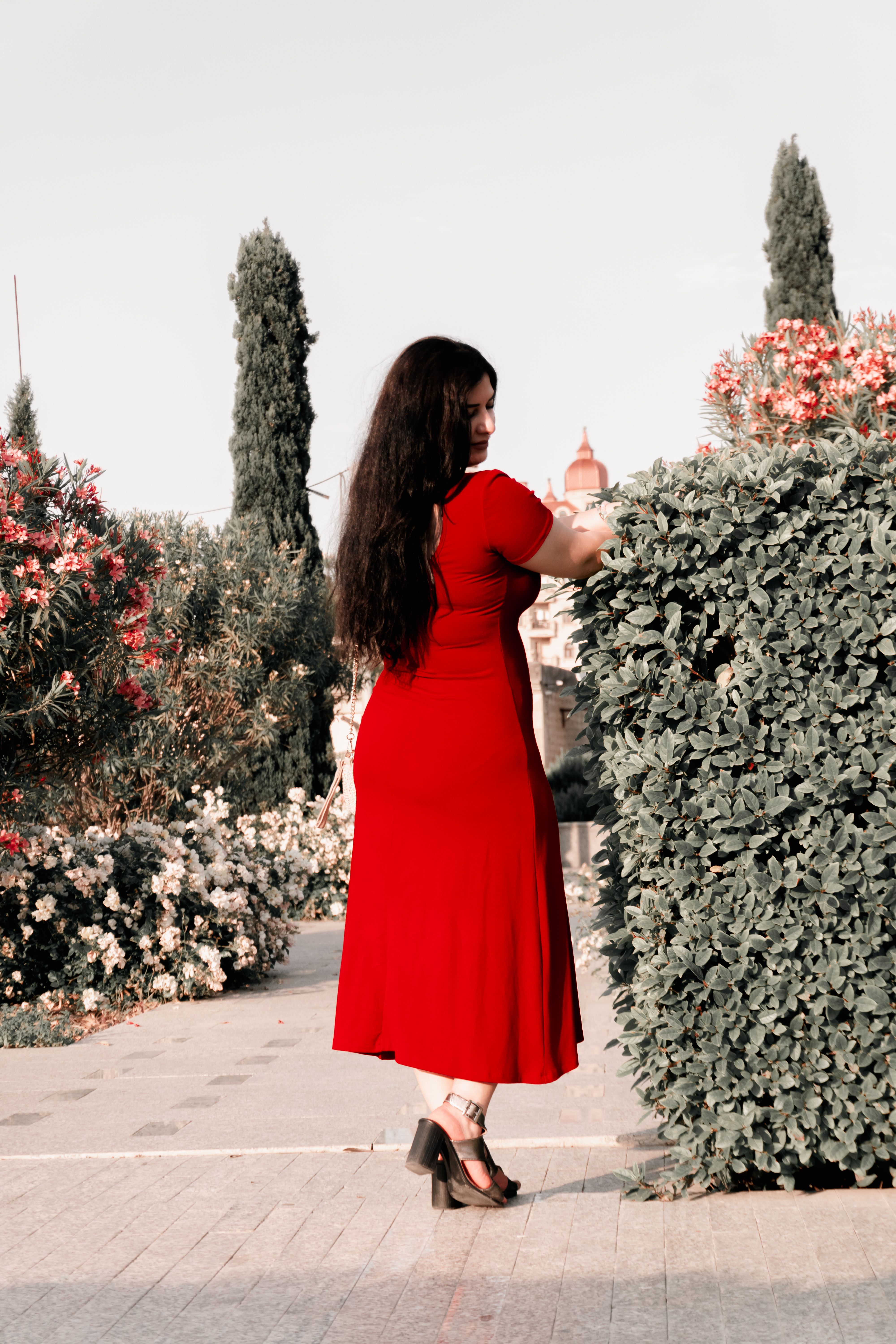 Vestido Floral Vermelho