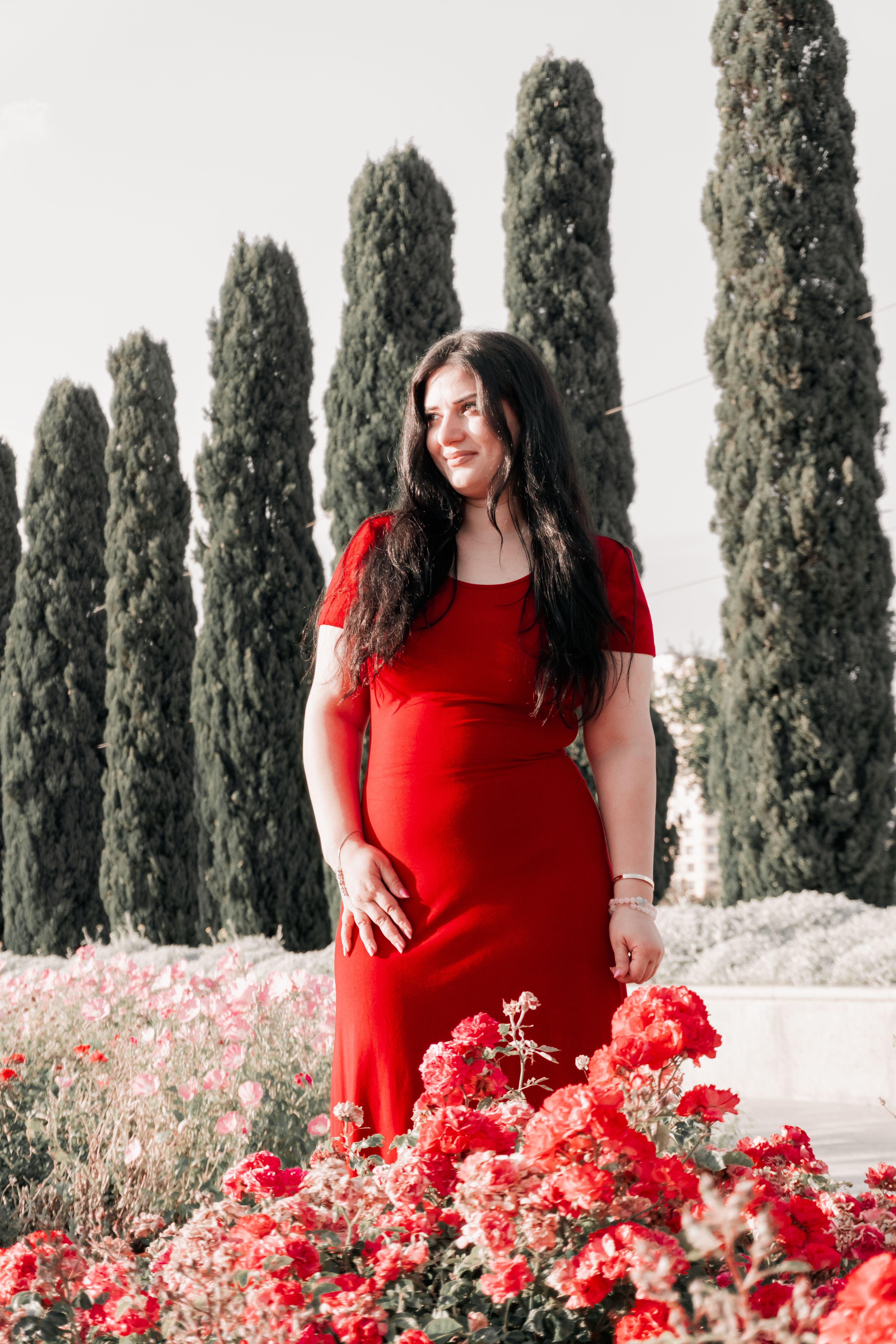 Vestido Floral Vermelho
