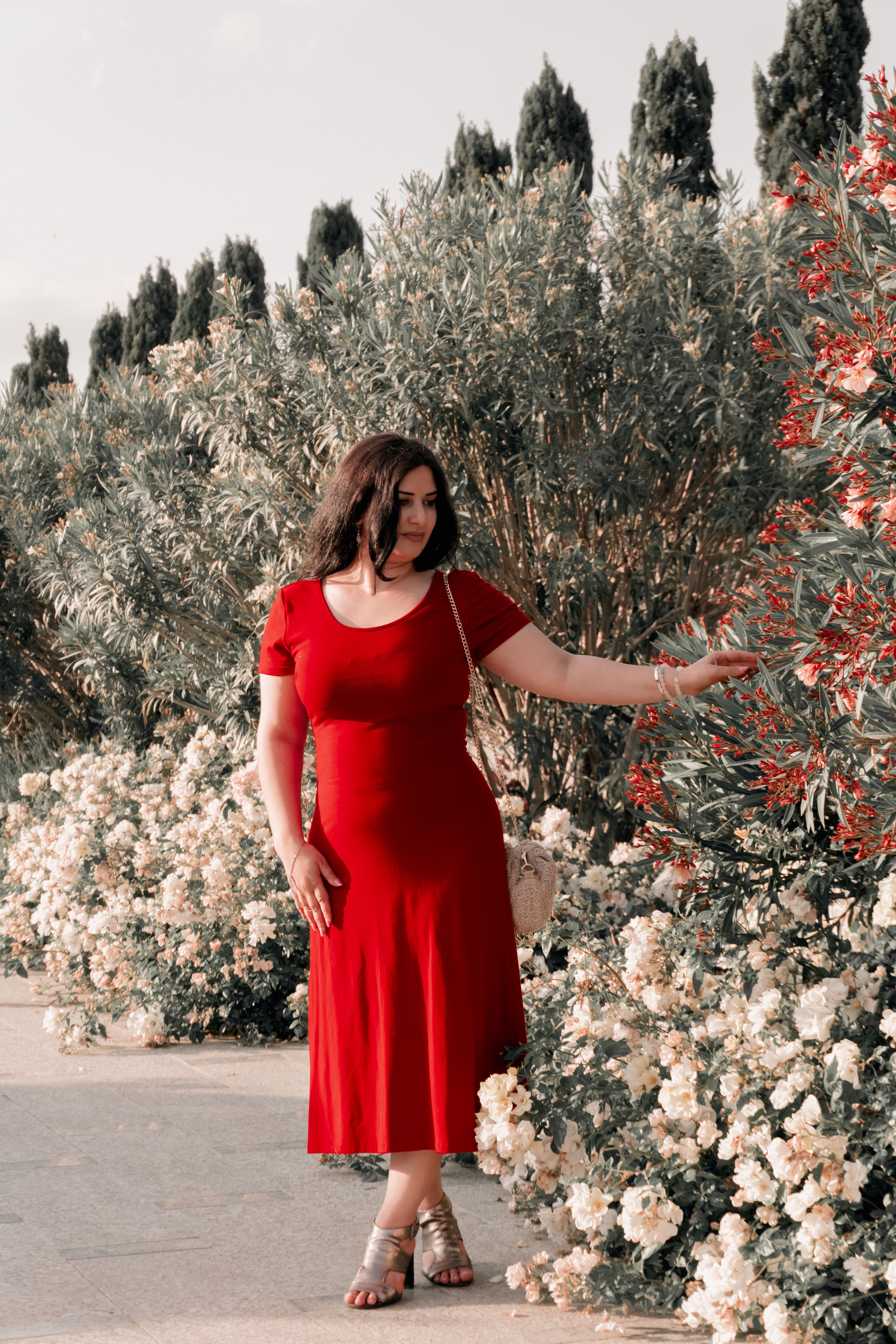 Vestido Floral Vermelho