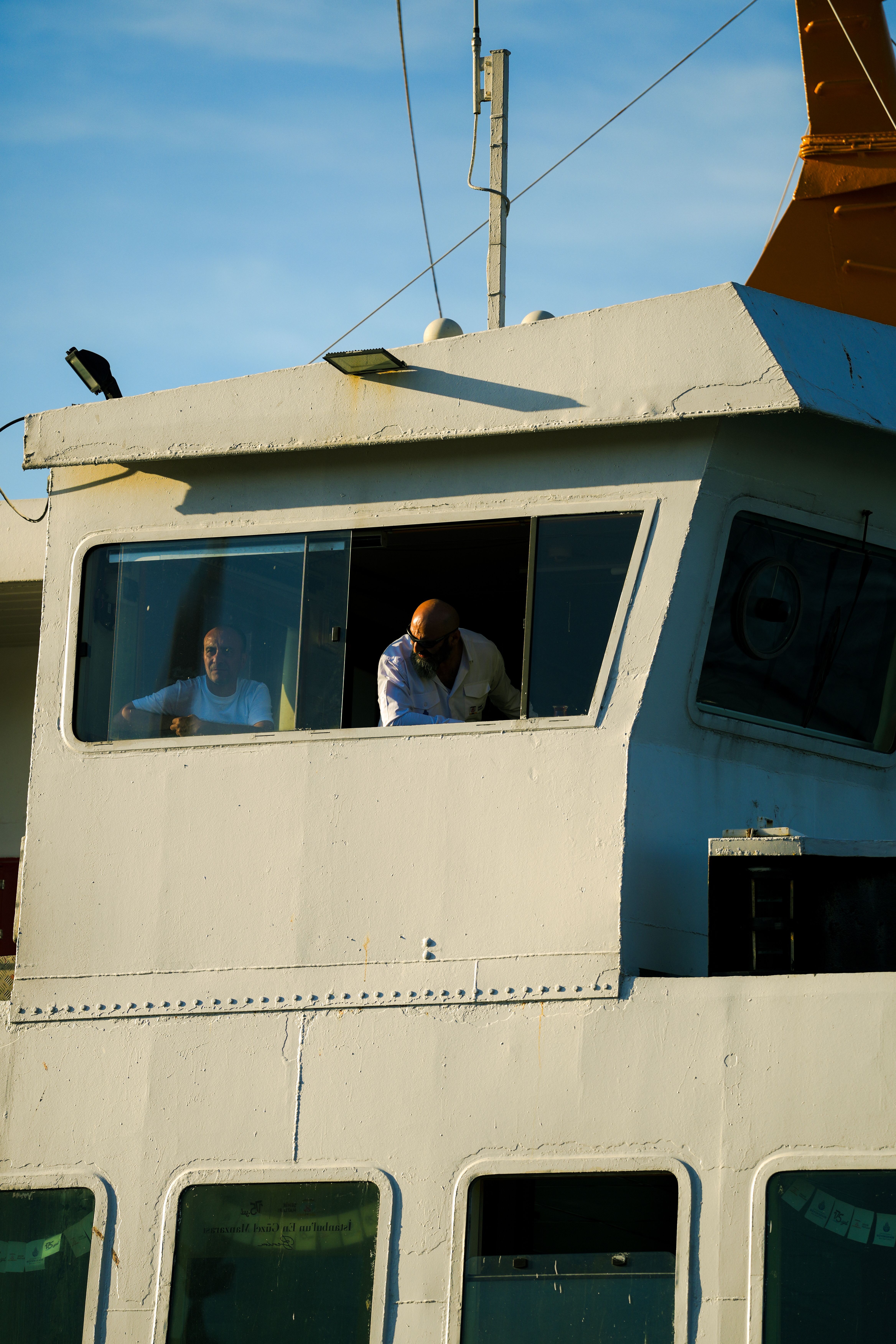 Captains in the Cabin of Large Ship at Sea · Free Stock Photo