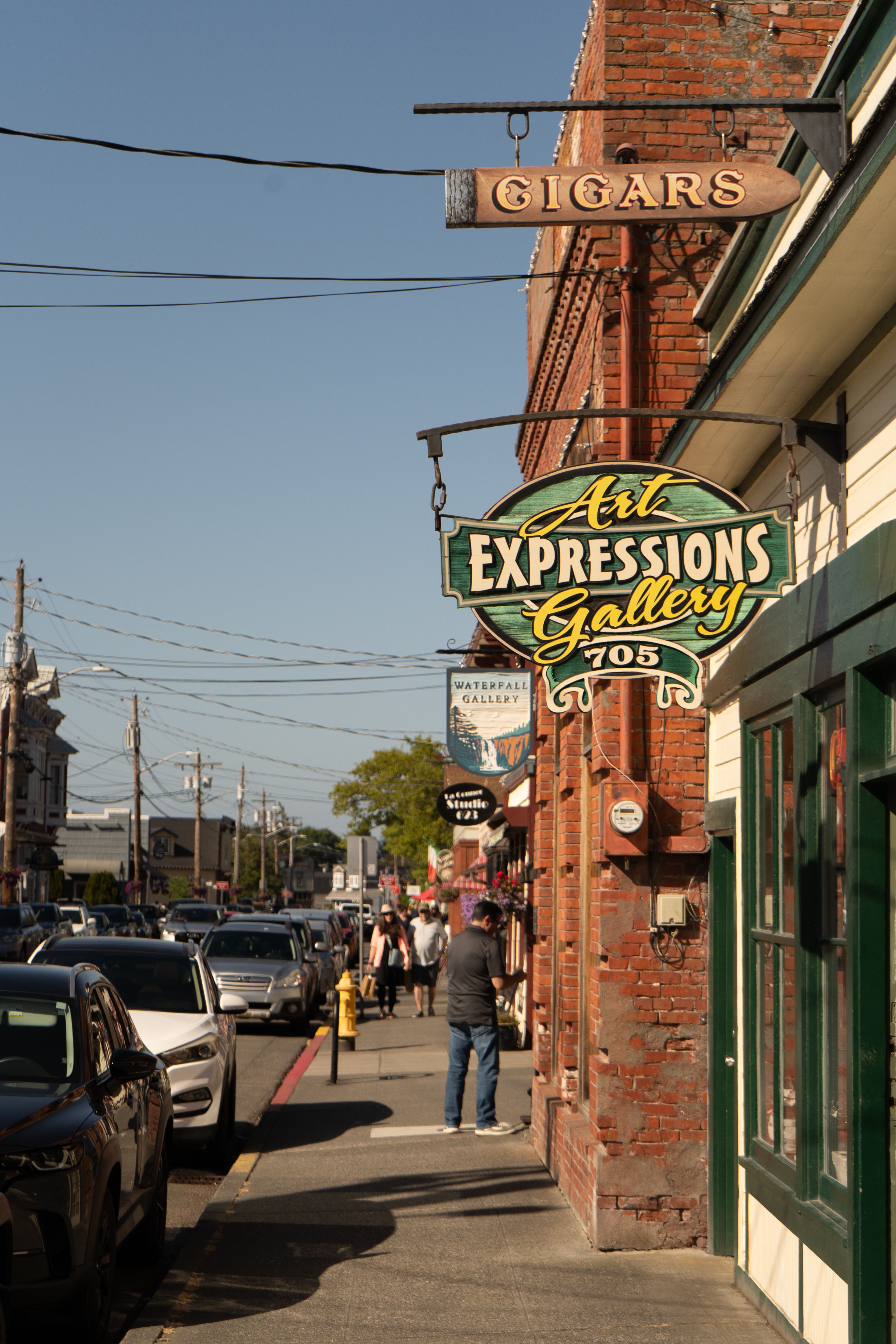 Charming Street View in La Conner, WA