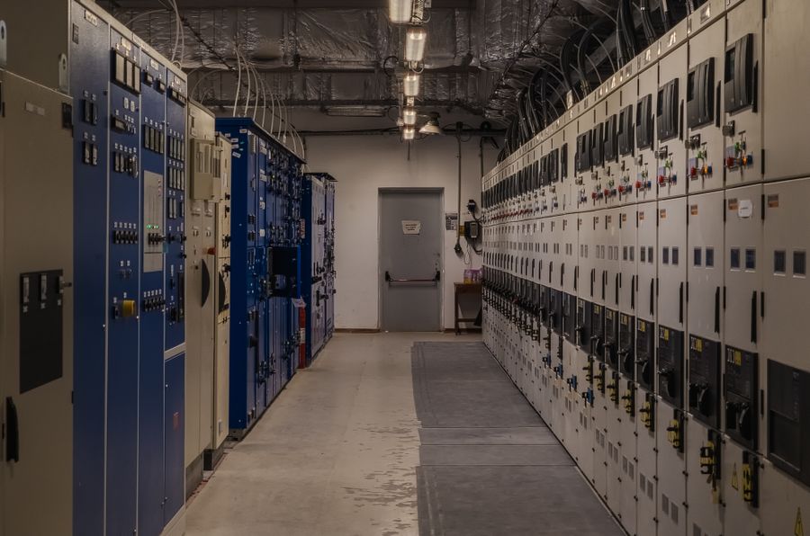Regulated switching power supply and control transformer unit
