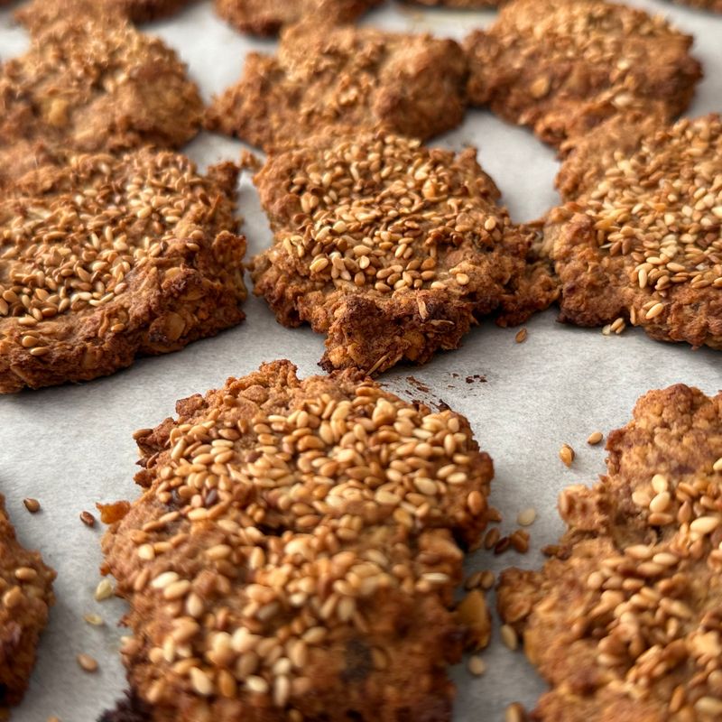 Greek Sesame and Anise Cookies