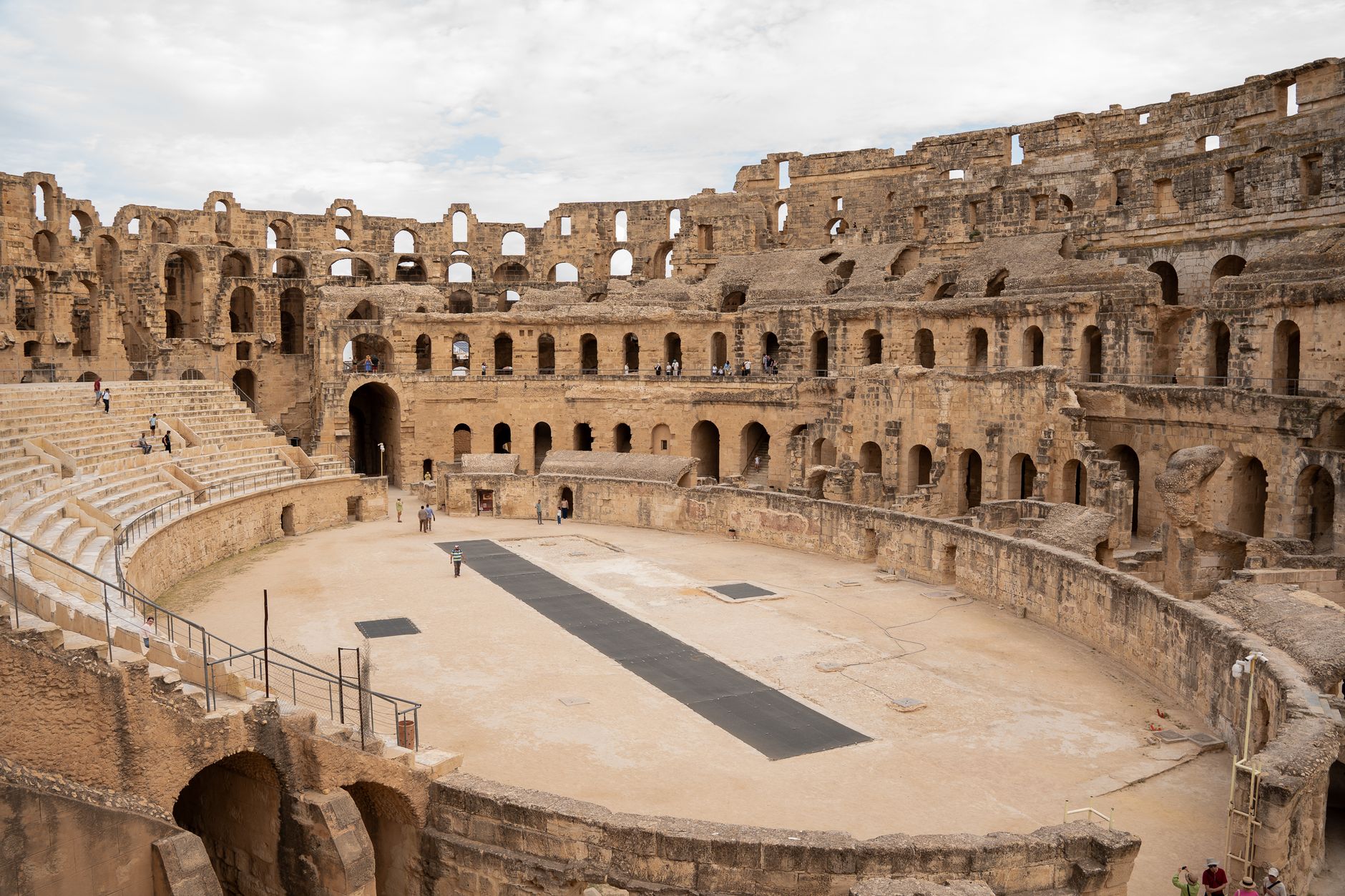 Explore the ancient grandeur of the El Jem Amphitheatre in Tunisia, a UNESCO World Heritage Site.