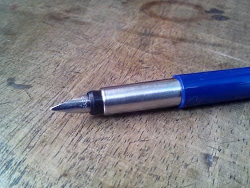 Free stock photo of fountain pen, macro photography Stock Photo