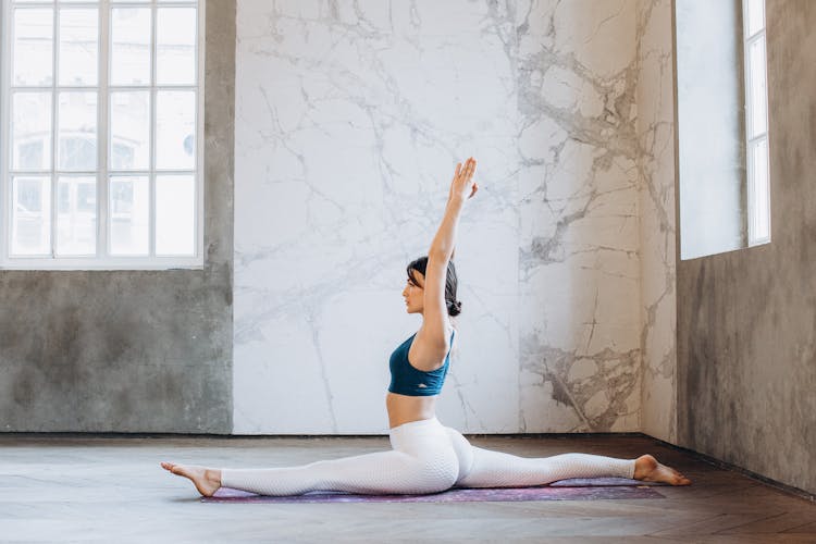 Woman In Monkey Pose