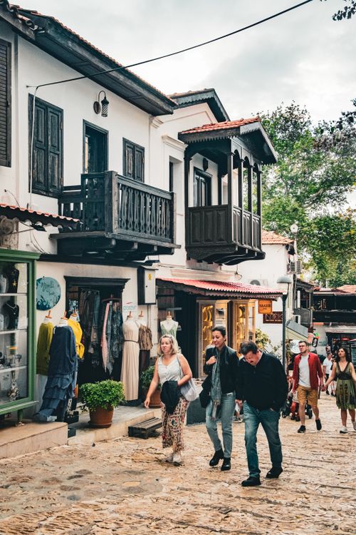 Charming Street in Historic European Town · Free Stock Photo