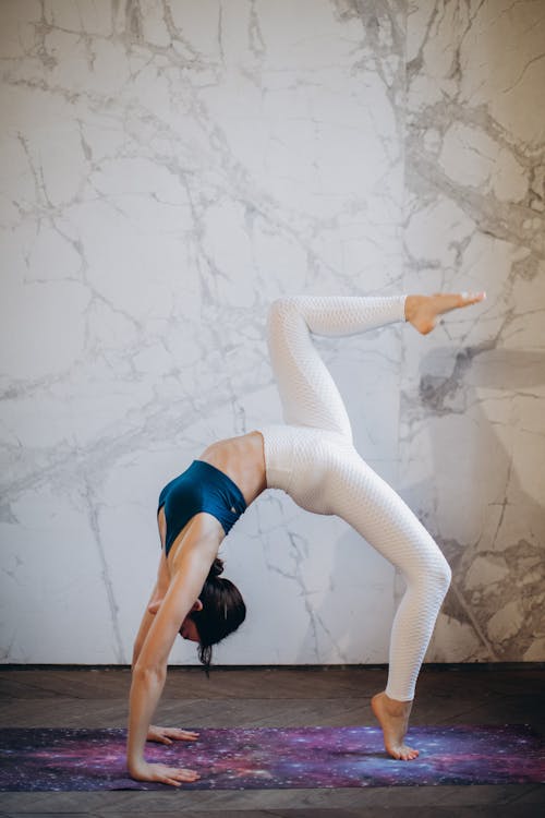 Woman Practicing Yoga