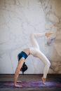 Woman Practicing Yoga