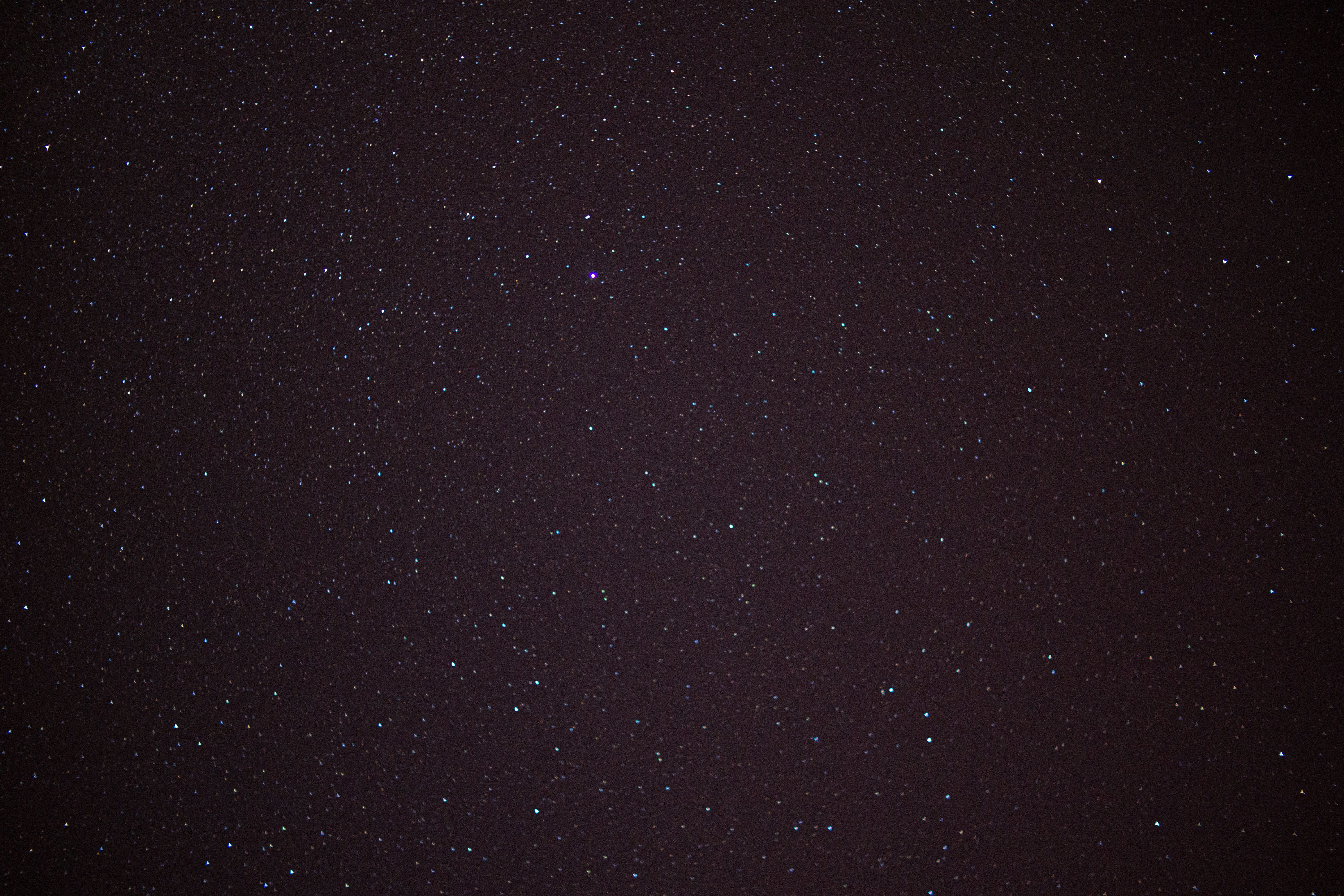 Captivating view of a starry night sky filled with countless twinkling stars, creating a mesmerizing celestial scene.