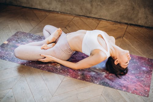 Woman Practicing Yoga