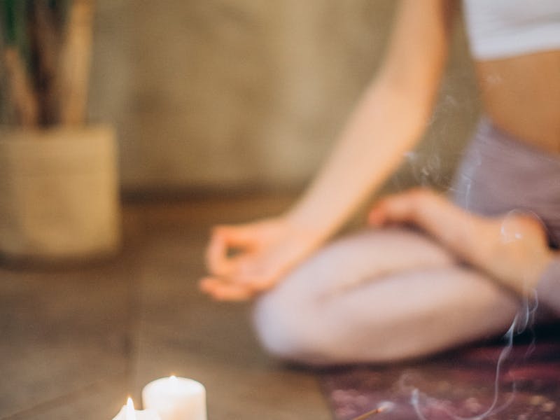 Group meditation session