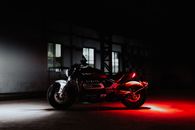 Black and Silver Cruiser Motorcycle
