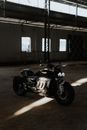 Black and Silver Cruiser Motorcycle